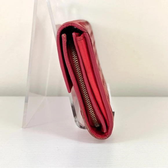 Bottega Veneta Red Intrecciato Woven Leather Wallet Authentic | Made in Italy - Picture 3 of 15